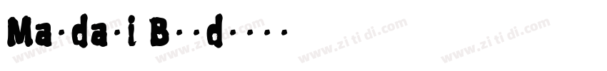 Mandali Bold字体转换